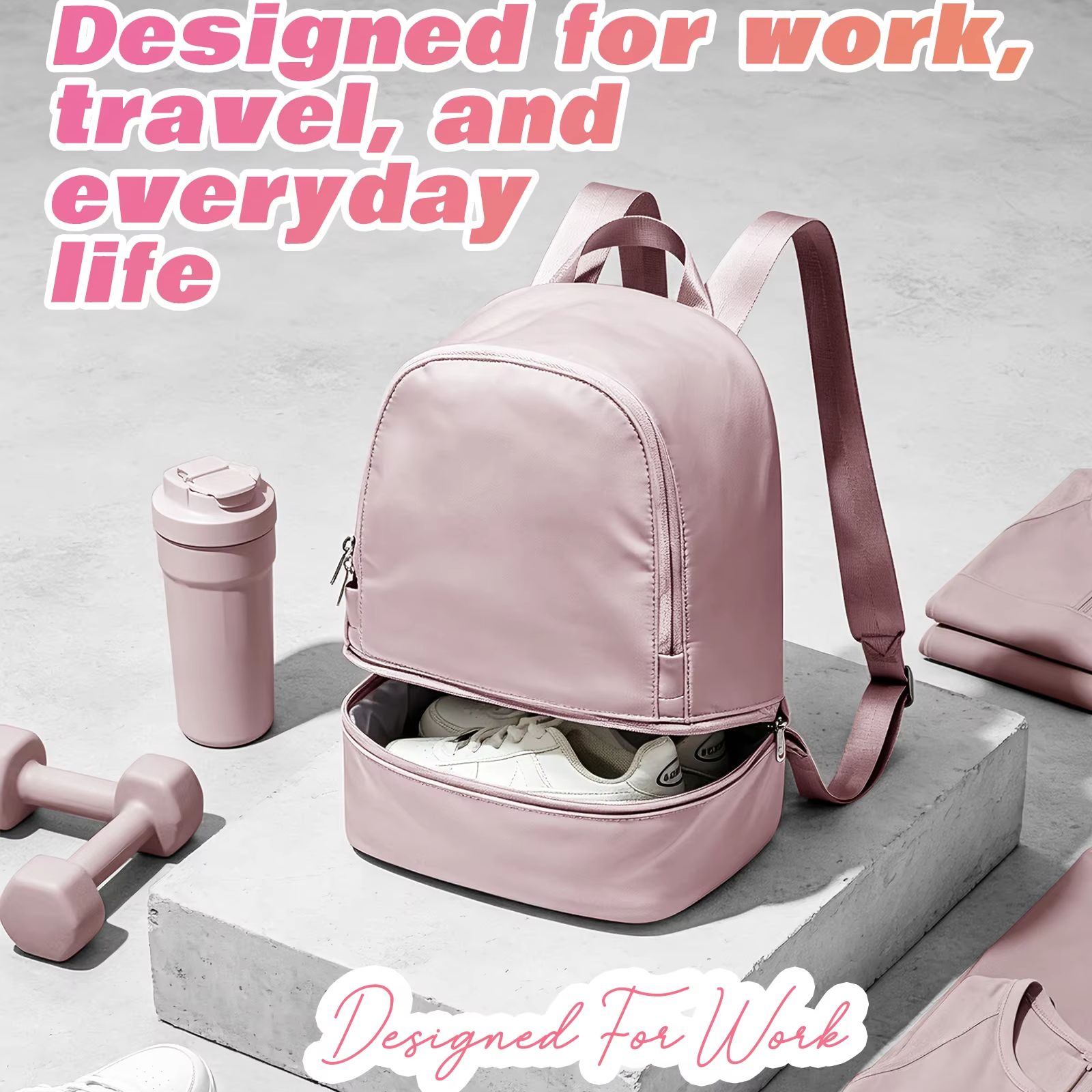 Fashion Backpack Women - Tas voor dames, kleine sportrugzak met