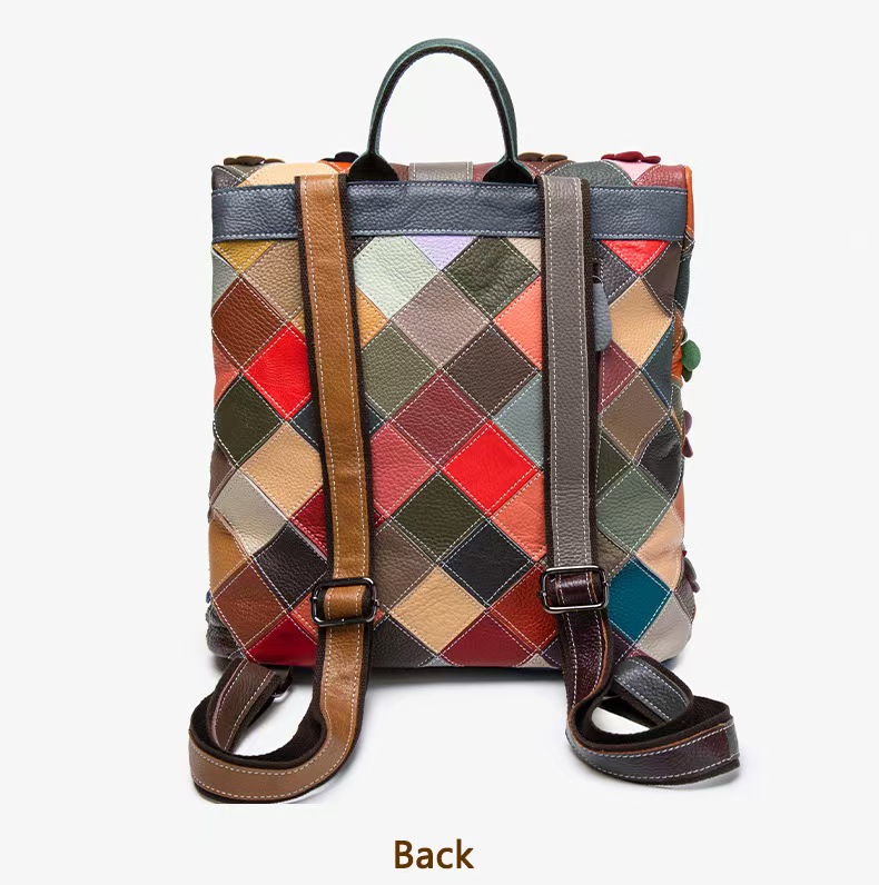 Vintage dames lederen rugzak b - Fashion Backpack Women recensie en prijs