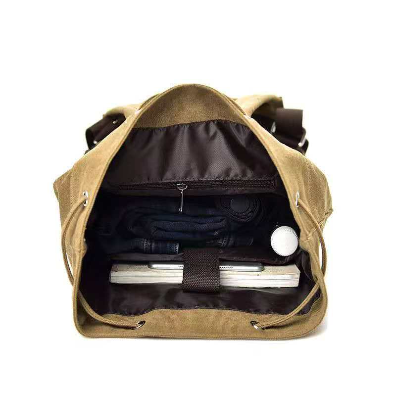 2026 Canvas rugzak met dubbele - Canvas Backpack Casual recensie en prijs