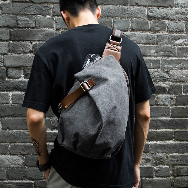 MTE ELAN Retro canvas slingbag - Canvas Backpack Casual recensie en prijs