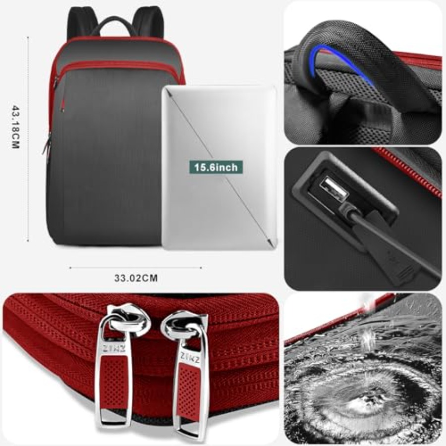 Slanke en uitbreidbare 15 15,6 - Laptop Backpack 15.6 recensie en prijs