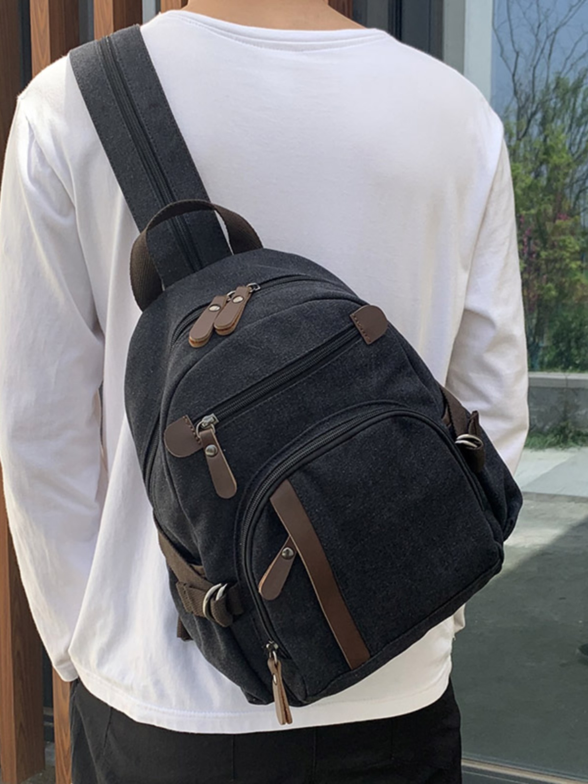 Kleine canvas rugzak Sporttas  - Canvas Backpack Casual recensie en prijs