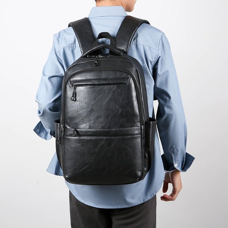 Premium leren zakelijke rugzak - Laptop Backpack 15.6 recensie en prijs