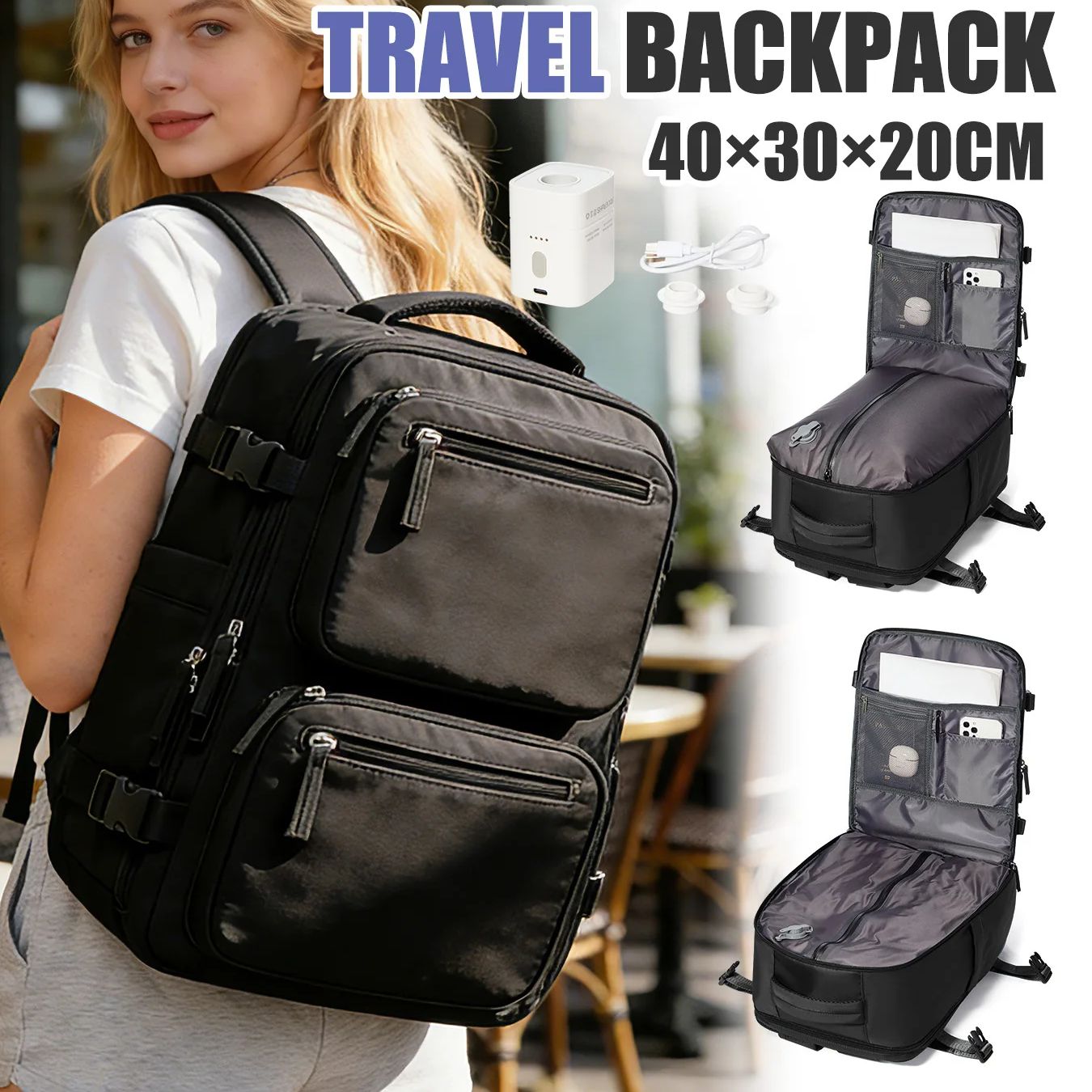 Damesrugzak Vacuümrugzak met p - Fashion Backpack Women recensie en prijs