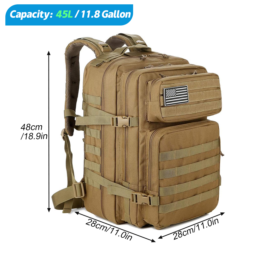 45L Tactische Rugzak Voor Mann - Rucksack Military Style recensie en prijs